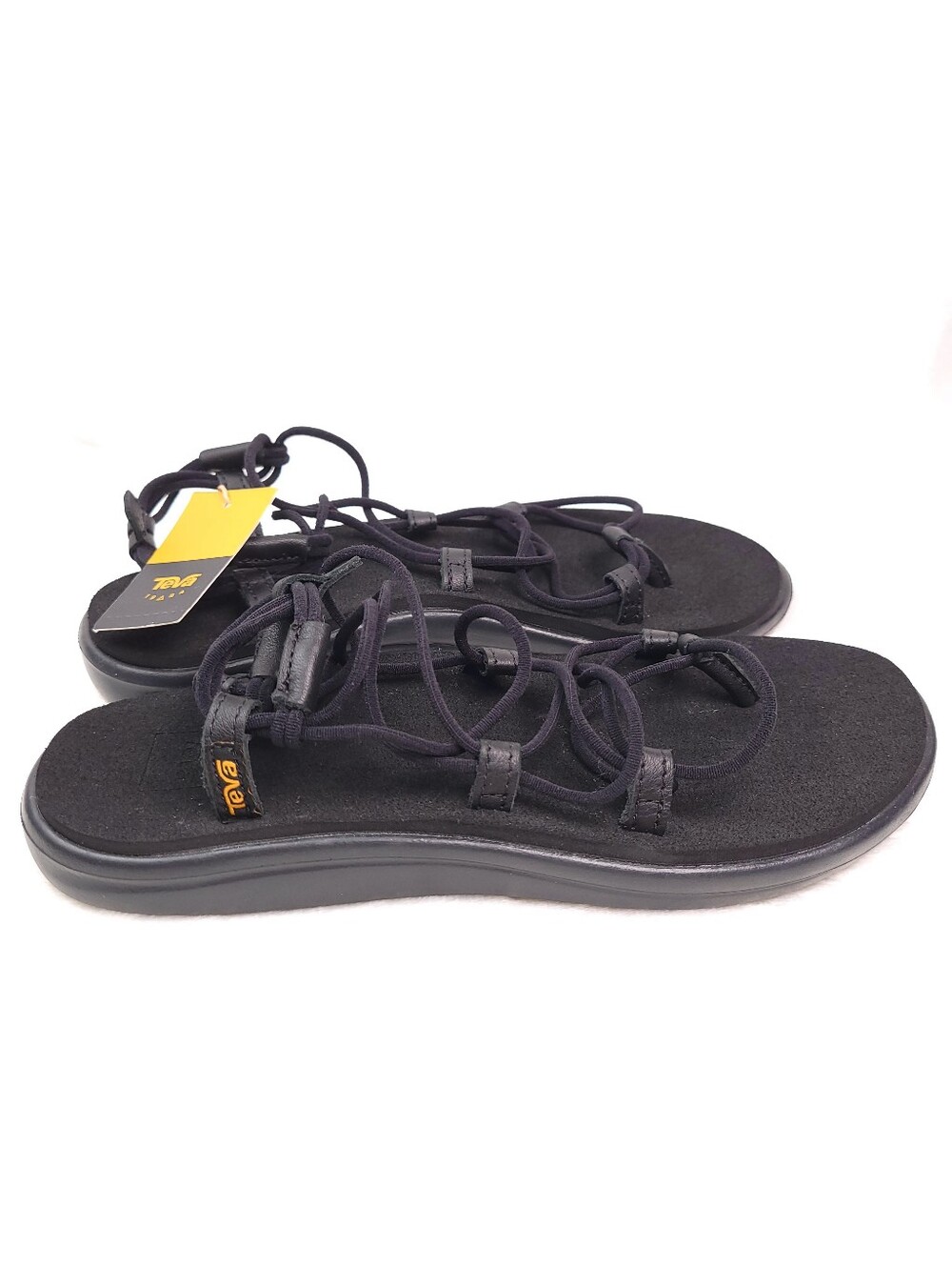 Teva Voya Infinity Sandals Black Womens 8 NWT